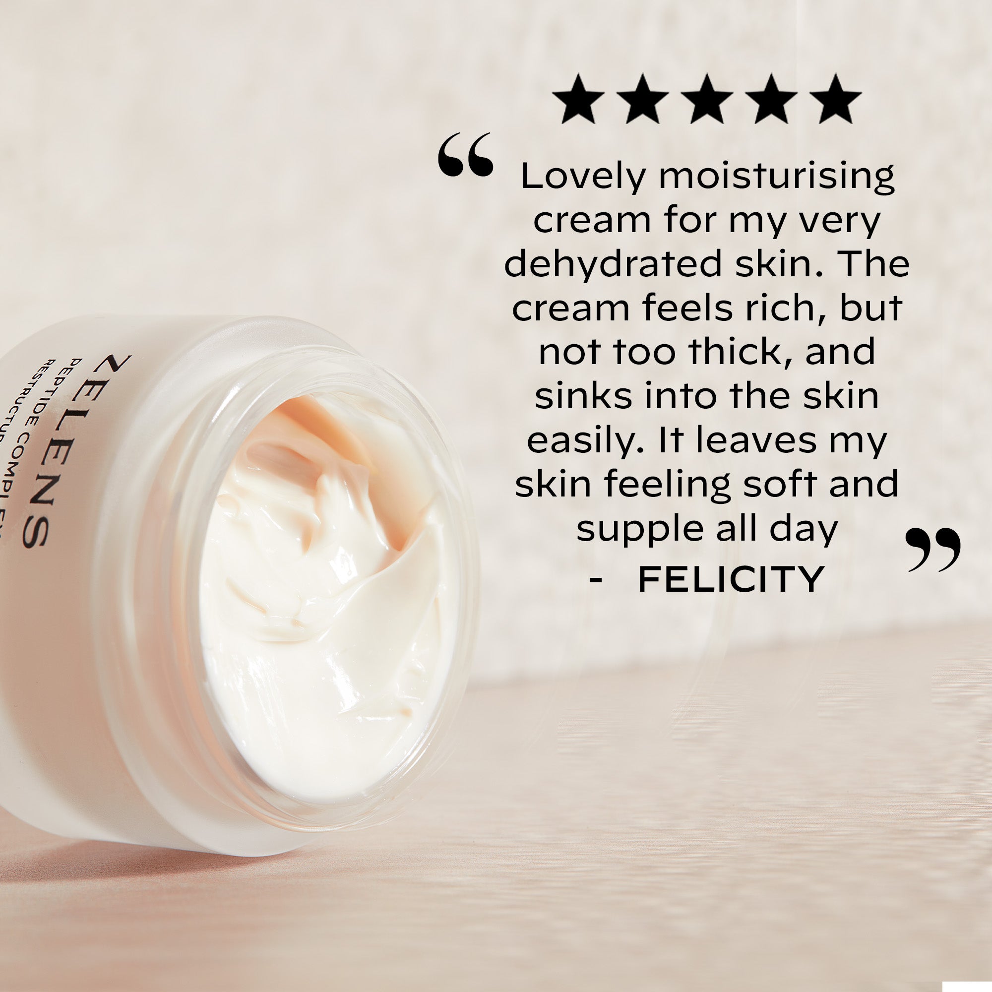 Peptide Complex Firming Moisturising Cream | Zelens
